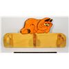 Image 1 : GARFIELD - VINTAGE SOLID WOOD COAT RACK