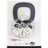 Image 1 : CORELLE SHADOW IRIS PATTERN STAINLESS STEEL FLATWARE