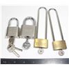 Image 1 : 4 PADLOCKS WITH KEYS