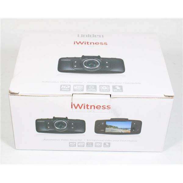 UNIDEN IWITNESS AUTOMOTIVE VIDEO RECORDER