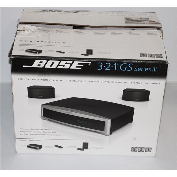 BOSE 321 GS SERIES III HOME CINEMA SYSTEM