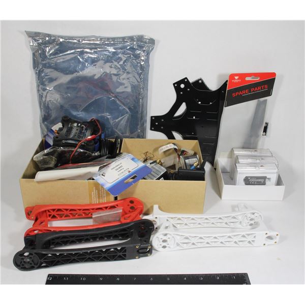 ASSORTED BAG OF PARTS FOR DRONES FOR REPAIR
