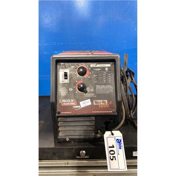 LINCOLN ELECTRIC WELD-PAK 5000 HD COMPACT PORTABLE WIRE FEEDER WELDER