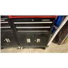 Image 3 : HUSKY BLACK MOBILE TOOL STORAGE CABINET & SEARS CRAFTSMAN RED 12 DRAWER TOP CHEST TOOLBOX