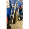 Image 2 : 3 GORILLA LADDERS SLIM FOLD WORK PLATFORMS & FEATHERLITE ALUMINUM MULTI-PURPOSE LADDER