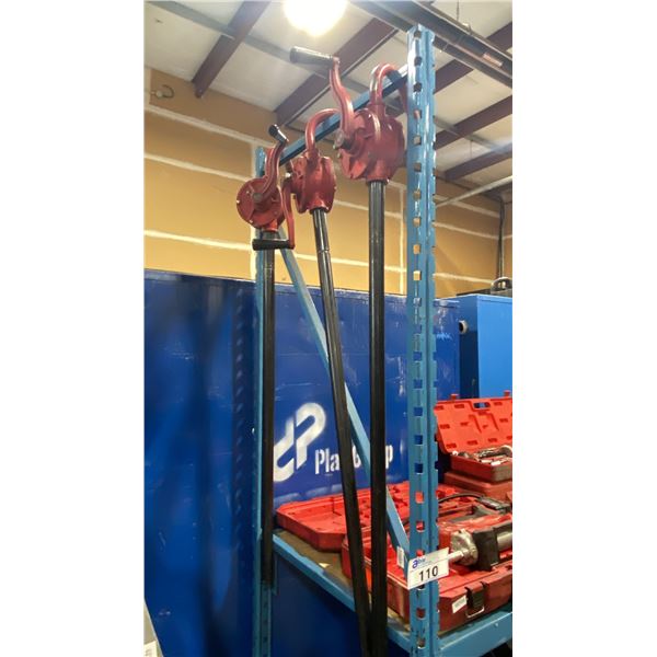 3 HEAVY DUTY HAND OPERATED BARREL PUMPS