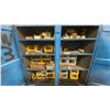 Image 3 : BLUE METAL MOBILE 2 DOOR JOB BOX STORAGE CABINET APPROX 60"W X 24"D X 69"H