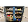 Image 3 : BLUE METAL MOBILE 2 DOOR JOB BOX STORAGE CABINET APPROX 60"W X 24"D X 69"H