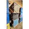 Image 1 : STACK OF 3 INDUSTRIAL 49"L X 31"W X 38"H METAL / WOOD MOBILE PRODUCT BINS *MUST TAKE ALL ON PALLET*