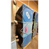 Image 1 : STACK OF 3 INDUSTRIAL 49"L X 31"W X 38"H METAL / WOOD MOBILE PRODUCT BINS *MUST TAKE ALL ON PALLET*