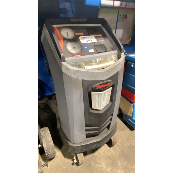ROBINAIR 34788NI, AUTOMATIC R-134A REFRIGERANT RECOVERY, RECYCLING & RECHARGING MACHINE