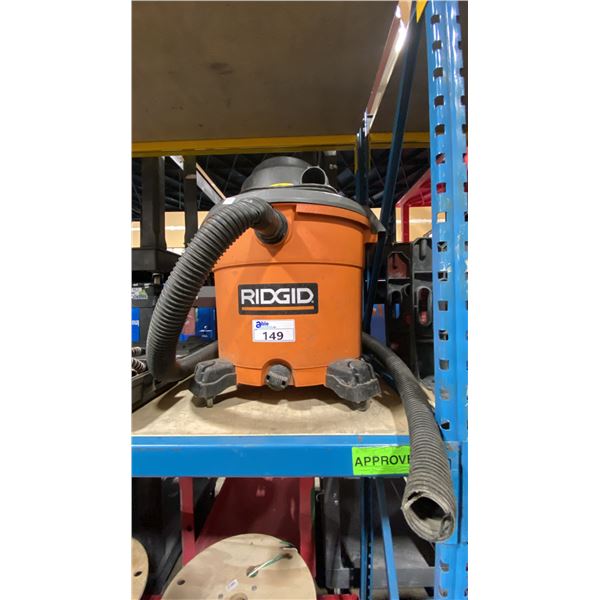 RIDGID WET/DRY SHOP VAC WITH HOSE