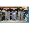 Image 1 : 3 LARGE BLACK INDUSTRIAL WIRE DISPENSERS