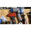 Image 2 : 5 ASSORTED AIR TOOLS- 2 IMPACT WRENCHES, 2 MINI IMPACT WRENCHES & SCROLL TOOL