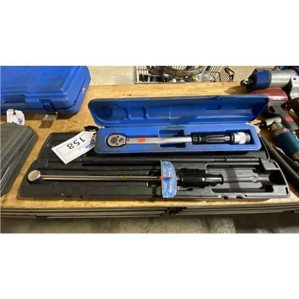 2 TORQUE WRENCHES IN HARD TRANSPORT CASES