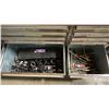 Image 3 : METAL WOOD TOP MOBILE MECHANICS 24 DRAWER TOOL BENCH WITH LARGE ASSORTMENT OF TOOL CONTENTS