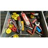Image 6 : METAL WOOD TOP MOBILE MECHANICS 24 DRAWER TOOL BENCH WITH LARGE ASSORTMENT OF TOOL CONTENTS
