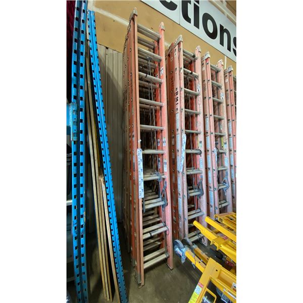ALLRIGHT 20' ORANGE CARBON FIBER INDUSTRIAL EXTENSION LADDER