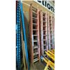 Image 1 : ALLRIGHT 20' ORANGE CARBON FIBER INDUSTRIAL EXTENSION LADDER