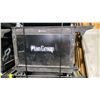 Image 2 : SOUTHWIRE BLACK PLASTIC / METAL  2 TIER 46"L X 26"W X 33 1/2"H INDUSTRIAL MOBILE PRODUCT / TOOL