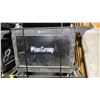 Image 2 : SOUTHWIRE BLACK PLASTIC / METAL  2 TIER 46"L X 26"W X 33 1/2"H INDUSTRIAL MOBILE PRODUCT / TOOL