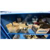 Image 5 : BLUE METAL MOBILE 2 DOOR JOB BOX STORAGE CABINET APPROX 60"W X 24"D X 69"H
