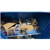 Image 6 : BLUE METAL MOBILE 2 DOOR JOB BOX STORAGE CABINET APPROX 60"W X 24"D X 69"H