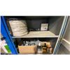Image 4 : BLUE METAL MOBILE 2 DOOR JOB BOX STORAGE CABINET APPROX 60"W X 24"D X 69"H