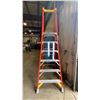 Image 3 : WERNER PODIUM MAX 6' ORANGE CARBON FIBER INDUSTRIAL PLATFORM LADDER