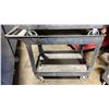 Image 1 : BLACK PLASTIC 2 TIER 45"L X 25"W X 33"H INDUSTRIAL MOBILE PRODUCT CART