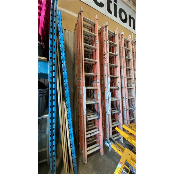 ALLRIGHT 20' ORANGE CARBON FIBER INDUSTRIAL EXTENSION LADDER