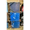 Image 1 : STACK OF 3 INDUSTRIAL 49"L X 31"W X 38"H METAL / WOOD MOBILE PRODUCT BINS *MUST TAKE ALL ON PALLET*