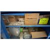 Image 10 : BLUE 2 DOOR METAL MESH 61"W X 25"D X 67"H HEAVY DUTY INDUSTRIAL TRANSPORT / STORAGE CART WITH CRANE