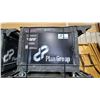 Image 1 : SOUTHWIRE BLACK PLASTIC / METAL  2 TIER 46"L X 26"W X 33 1/2"H INDUSTRIAL MOBILE PRODUCT / TOOL