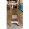 Image 3 : ALLRIGHT 2' ORANGE CARBON FIBER INDUSTRIAL PLATFORM LADDER