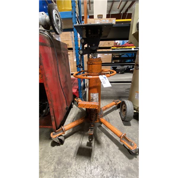 HEAVY DUTY ORANGE INDUSTRIAL MOBILE TRANSMISSION JACK