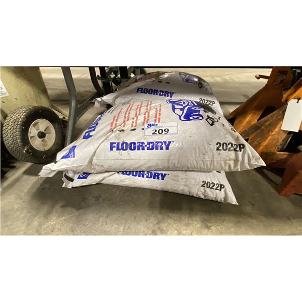 4- 22.7L BAGS OF FLOOR-DRY GRANULAR ABSORBENT