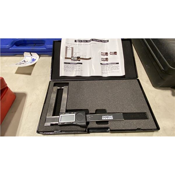 ANYTIME TOOLS DIGITAL ROTOR GAUGE IN HARD TRANSPORT CASE