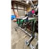 Image 3 : BLACK METAL 60"L X 25"W X 44"H MOBILE INDUSTRIAL MULTI WIRE CART