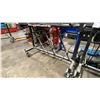 Image 2 : BLACK METAL 60"L X 25"W X 44"H MOBILE INDUSTRIAL MULTI WIRE CART