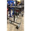 Image 3 : BLACK METAL 60"L X 25"W X 44"H MOBILE INDUSTRIAL MULTI WIRE CART