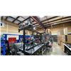 Image 2 : BLACK METAL 60"L X 25"W X 44"H MOBILE INDUSTRIAL MULTI WIRE CART