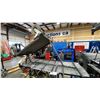Image 2 : BLACK METAL ANGLED 36"L X 30"W X 40"H MOBILE INDUSTRIAL MULTI WIRE CART