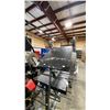 Image 3 : BLACK METAL ANGLED 36"L X 30"W X 40"H MOBILE INDUSTRIAL MULTI WIRE CART