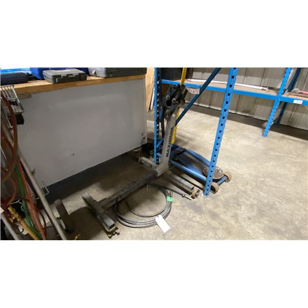 MAXIMUM GREY MOBILE INDUSTRIAL ENGINE STAND & 5800 PSI SERVICE HOSE