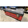 Image 4 : GREY MOBILE INDUSTRIAL TORCH CART, TORCH HEAD, 2 GAUGE SETS, HOSE, CONTENTS, & TOOL BOX OF ASSORTED