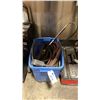 Image 1 : BLUE BIN OG TORCH HOSE, AIR HOSE, ELECTRICAL CABLE, & INDUSTRIAL TIGER ROOFING TORCH