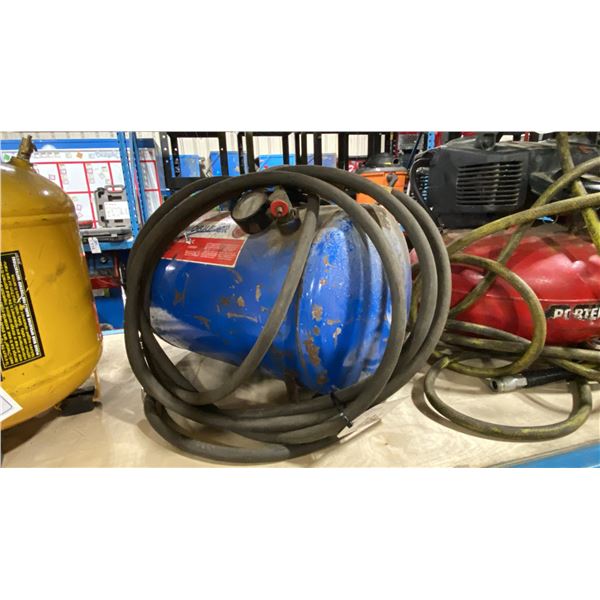 AMERICA PORTABLE INDUSTRIAL PNEUMATIC AIR STORAGE TANK WITH HOSE