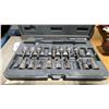 Image 5 : 3 ASSORTED INDUSTRIAL SOCKET SETS IN HARD TRANSPORT CASES *MISSING PIECES*
