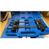 Image 2 : SQUARE HEAD STYLE STRUT SPRING COMPRESSOR, & 2 PCS SPRING PLIERS SET IN HARD TRANSPORT CASES